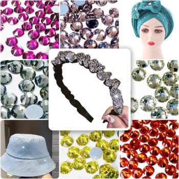 16 Cutting Hotfix Rhinestone 2088 Crystal Glass Beads for Garment Decorations - Guangzhou JingPin Garment Accessory Co., Ltd. - China