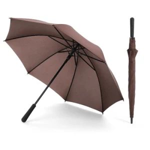 Promotional Branded Wind Proof Custom Logo Coloured Cheap Automatic Straight Large Golf Umbrellas Parapluie for Outdoor - Guangzhou Mangou Arts and Crafts Co., Ltd. - China