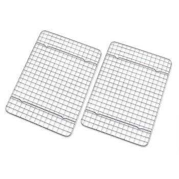 Hot Sale Stainless Steel 304 Cooling Rack Thick Grid Mesh Wire Cookie Barbecue Baking Rack Set Kitchen Tools - Omake (Nanjing) Kitchenware Co., Ltd. - China