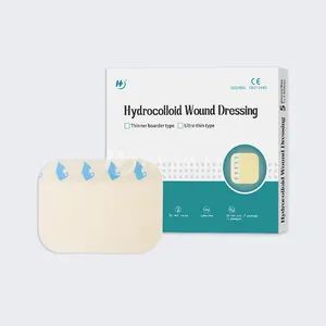 CE Approved Thin Hydrocolloid Bandages Wound Care Bandages Medical Gel Patches for Low Exudate Wound Care - Wuhan Huawei Technology Co., Ltd - China