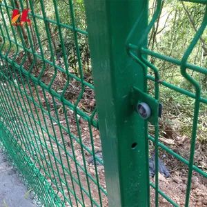 Durable Galvanized Steel Iron 3D Bilateral Fence with Posts for Livestock Farm Applications - Anping Hanglei Wire Mesh Co., Ltd. - China