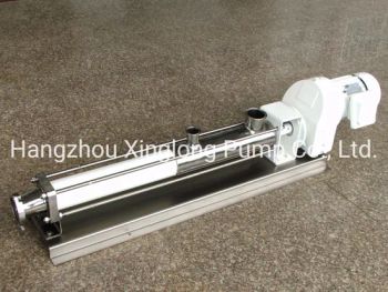 Single Screw Pump Food Grade Liquid Pumps Sanitary Pump Origin China Model NO. G series Performance Health Trademark - Hangzhou Xinglong Pump Co., Ltd. - China