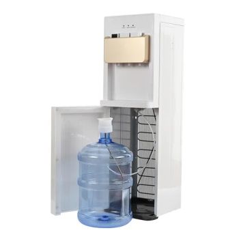 Advanced Button Loading Hot Cold Water Cooler Electric Compressor Cooling Floor Standing Bottle Hidden Mini Drinking Vertical Wate - Ningbo Homaster Electrical Appliances Co., Ltd. - China