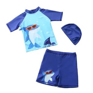 Swimwear Child Beachwear Boys Wholesale Rash Guard Swim Wear Swimsuit Kids - Shanghai Hexuan Baby Products Co., Ltd. - China