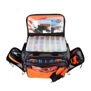 Fishing Tackle Bag Waterproof Canvas Custom Printed Backpack Fishing Bag with Boxes - Changzhou Sitan Imp. and Exp. Co., Ltd. - China