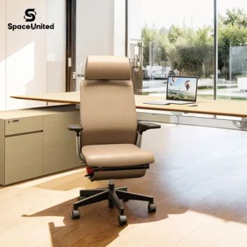Spaceunited Modern Office Lobby Seating Standard Office Chairs Leather Office Chairs - SpaceUnited Furniture Co.,Ltd. - China