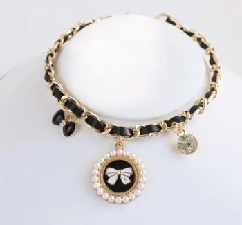 Pets Black Necklaces Princess Elegant Pearl Collars Cheap Cats Necklaces - Skylark Network Co.,Ltd. - China