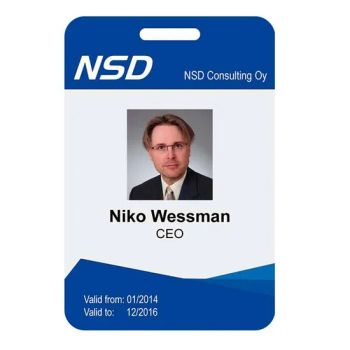 Plastic Photo RFID NFC Pvc Hanging ID Card Digital Identification business cards Employee Card for access control - Hefei Jingyi Image Printing Co., Ltd. - China