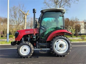 30HP 4WD Red Mini Tractor with Cabin Xingtai 304 Color Red Size Small Fuel Diesel Trademark XT Condition New Drive Wheel - Xingtai Tongde Machinery Co., Ltd. - China