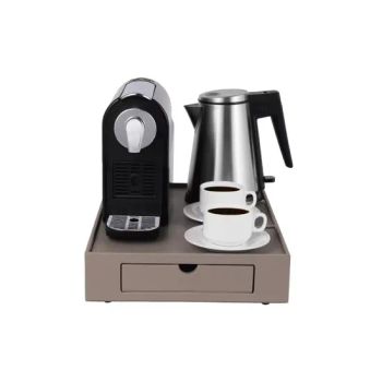 Hotel Coffee & Tea Sets with Coffees Makers for Hotel Coffee Station/Trays Stylish Capsule Maker Set with Efficient Electric Kettle and Tray - Ningbo Brite Import and Export Co., Ltd. - China