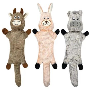 Interactive Pet Dog Toy Big Squeak Toy Wrinkle Filler Bite Resistant Vocal Molar Clean Teeth Plush Toy - Ningbo Youkiunite Imp &Exp Co., Ltd - China