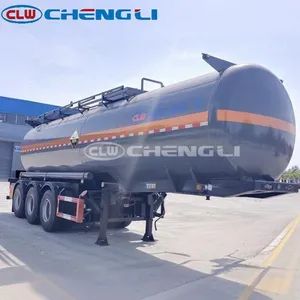 Heavy-Duty Corrosive Chemicals Carbon Steel Fuel Semi-Trailer Tank Commercial Transport - Chengli Automobile (Wuhan) Co., Ltd - China