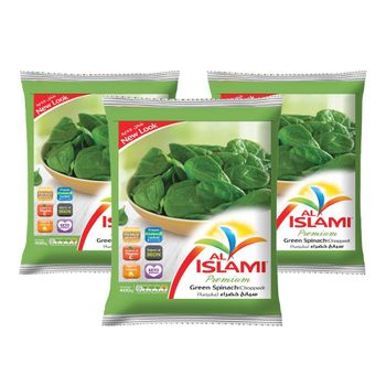 Spinach AI Quick Frozen 400g Vegetable Prepared from Fresh Spinach Leaves Properly Blanched and Drained Ready to Use - AL ISLAMI FOODS GROUP L.L.C - United Arab Emirates