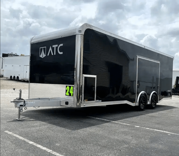 Enclosed Trailers / Enclosed ATC Car Trailer 2026 24ft. Aluminum ROM 450 w/Large Escape Door & LifeTrac 6106 - senesie mfg llc - United States