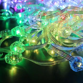 Christmas String Lights Party Decoration Pixel Lights Crystal LED 3D Ball LED String Lights - Shenzhen Ledcolourlight Technology Co., Ltd. - China