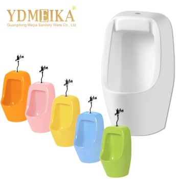 Waterless Ceramic Children Wall Mounted Used White and Colorful Kid Boy Urinals Toilet Sanitary Ware for Sale - Guangdong Meijia Sanitary Ware Co., Ltd. - China