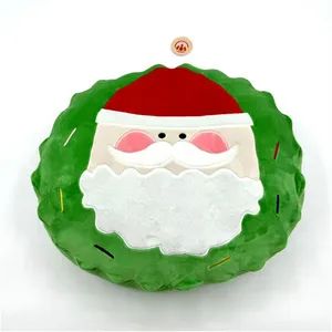 Hypoallergenic Holiday Santa Pillow for Kids Beds with Safe Filling - Jiangsu Su Yue Hometextile Co., Ltd. - China