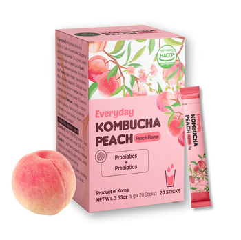 Garden Kombucha Tea Sachets - Probiotics, Prebiotics, Sugar Free, Black Tea, Peach Flavor -  CALIPSO POLSKA SP Z OO  - Poland