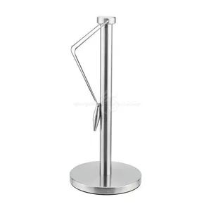 Stainless Steel Kitchen Large Tissue Holder Metal Standing Kitchen Paper Towel Holder - Jiangmen Xinxin Houseware Co., Ltd. - China