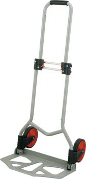 Folding Portable Aluminum Dolly Cart Push Truck Trolley Black Maximum Load 70kg Hand Truck - J and K Industrial Limited - China