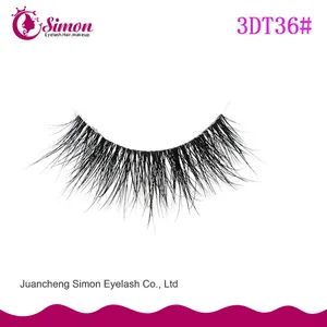 False Eyelashes Clear Band 3D Mink Lashes - Juancheng Simon Eyelash Co., Ltd. - China