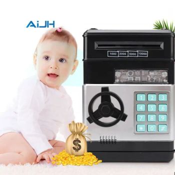 Aijh Electronic Bank Safe Money Box Novelty Kids Password ATM Home Kids Machine Toy ATM Bank - Shantou Jiahua Toys Co., Ltd. - China