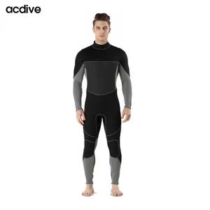 Hot Sale in Stock Fast Ship 3mm Stretchy Shark Skin Neoprene Adult Full Sleeve Scuba Diving Surfing Snorkeling Wetsuit - Shanghai Acdive Technology Co., Ltd. - China