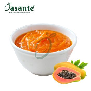 Frozen Papaya Puree Origin Vietnam Product Type Beverages, Fruits & Vegetables - SANTE DALAT COMPANY LIMITED - Vietnam