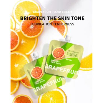 Grapefruit Hand Mask Private Label Hands Whitening Cream OEM Wholesales Moisturizing Hand Cream - QINGYUAN KEMEI COSMETICS Co., LTD. - China