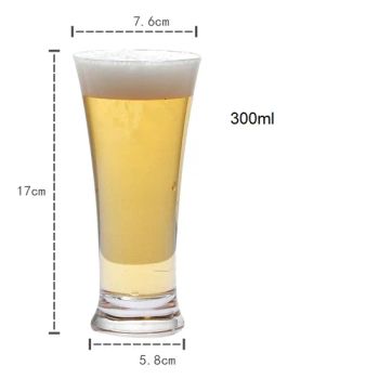 300ml Large Capacity 1customized Beer Cup Glass Beer Mugs - Ningbo Yuheng Medical Equipment Company Ltd - China