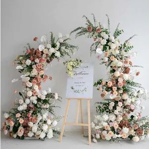 Birthday Party Venue Spring Decoration Artificial Flowers Arrangement Wedding Flowers Arches - Henan Changyimei Wedding Supplies Manufacturing Co., Ltd. - China