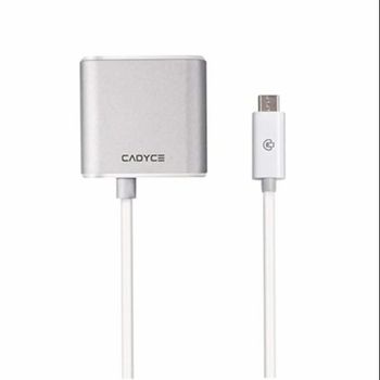 Cadyce HDMI Converter, Male Brand Cadyce Series USB C Width 3 Inch Material Metal Model CA C3HDMI Connector Type Male Converter type - NAF Computers - India