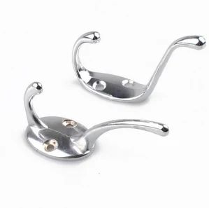 Zinc Alloy Metal Wardrobe Hanging Bathroom Coat Hook Hardware - Dongguan Gooduse Hardware Parts Co., Ltd. - China
