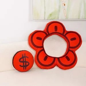 Round Expensive 8ball Shape Brand Cushions Home Decor Custom Logo Throw Pillows - Gongyi Miracle Trading Co., Ltd. - China