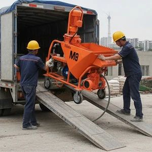 Professional Mortar Spraying Machine Automatic Plaster Rendering Machine Cement Mortar Spraying Machine Wall Plastering Machine for Seamless Wall Coating - Xingtai Haopeng Machinery Equipment Manufacturing Co., Ltd. - China