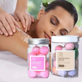 Custom Logo Natural Exfoliating Bath Candy Gentle Cleansing Whitening Sugar Scrub Balls Body Care - Guangzhou Shiruoni Cosmetics Co., Ltd. - China