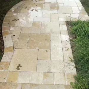Honed Finish Creamy Limestone Floor Tiles Origin China HS Code 6802911000 Service OEM Support Waterabsortion 0.12% Free Sample - Quanzhou Tianyuan Stone Co., Ltd. - China