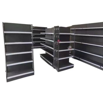 Metal Storage Rack Heavy-Duty Supermarket Stand Adjustable Display Shelf for Cargo Storage - Jiangmen Huazhi Technology Co., Ltd. - China