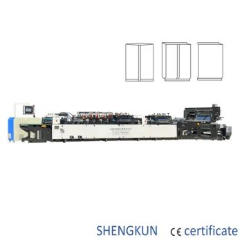 Hot Sale Low Price 500c Professional Laminated Center Sealing Four Side Sealing Pouch Plastic Tea Bag Making Machine - Wuxi Shengkun Machinery Co., Ltd. - China