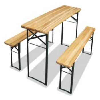 3-Piece Garden Furniture Set: 2 Benches and 1 Table - Ningbo Soya International Trade Co., Ltd. - China