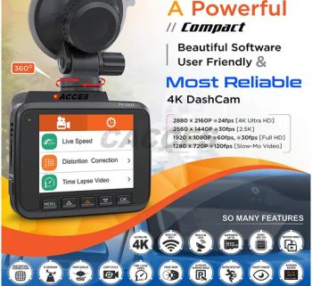 4K Dash Cam Built in WiFi,GPS Car Dashboard Camera Recorder W/UHD 2160p, 2" LCD,170 Degrees Wide Angle,WDR,Night Vision,Motion Detection,Loop Record,Sony Sensor - NINGBO CONFIDENCE CAR ACCESSORY LTD. - China