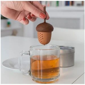 Silicone Handle Stainless Steel Tea Infuser Strainer, Loose Leaf Tea Infuser - Qingdao Brother Rubber Co., Ltd. - China