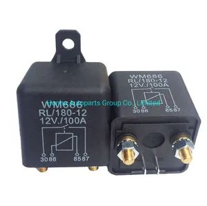 Wm686 12V Auto Relay 4 Pin Normally Open Heavy Duty Car Start Relay 100A - Honha Autoparts Group Co., Limited - China