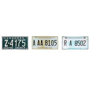 Factory Direct Embossed Decorative License Plates of Honduras - Zhejiang Shengye Traffic Sign Co., Ltd - China