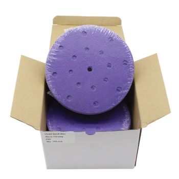 P60-2000 Grit 6 Inch Self Adhesive Violet Ceramic Abrasive Sanding Discs - Guangdong Sybon New Materials Co., Ltd. - China