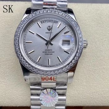High-Quality Diamond Bezel, Date Display, Mechanical Watch, Sapphire Crystal, Automatic Movement, Men's Mechanical3285 Watch - Mechanical Watches and Steel - Quanzhou Hui'an Kangying Trading Co., Ltd. - China