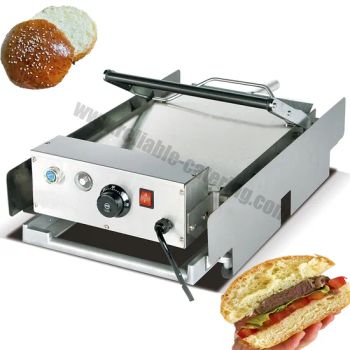 Flat Hamburger Bread Toaster with Compact Vertical Design for Small Kitchens - Guangzhou Reliable Catering Equipment Co., Ltd. - China