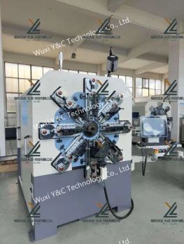 CNC-1260 12 Axis Camless Spring Coiling Machine, Camless CNC Torsion Spring Making Machine, Spring Winding Coil Machine - Wuxi Y&C Technology Co., Ltd. - China