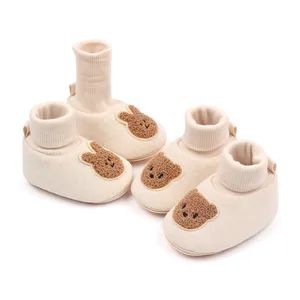 High Quality Spring Autumn Bear Rabbit Design Winter Socks Baby Shoes Unisex - Zhejiang Miyue Shoes Co., Ltd - China