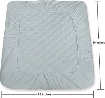 Waterproof Mattress Protector Fitted Mattress Pad Cover with Deep Pocket - Tongxiang Anliang Import and Export Co., Ltd - China